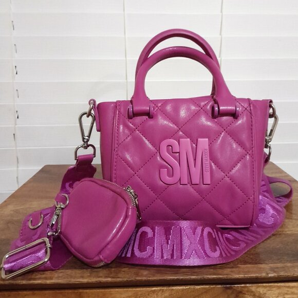 Steve Madden Rose Purple Viral TikTok BBABI Crossbody Mini Purse - Picture 2 of 10